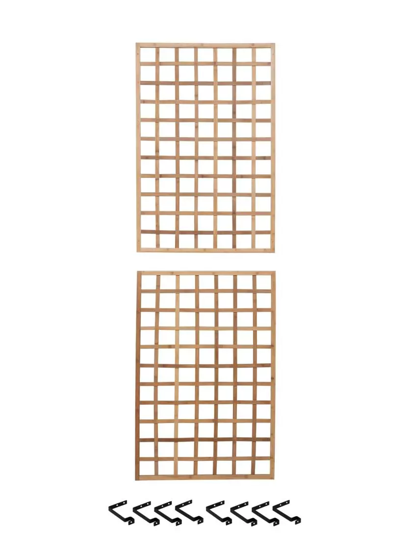 GSC Bamboo Wall Trellis, 45" X 30", Set Of Two - Image 3