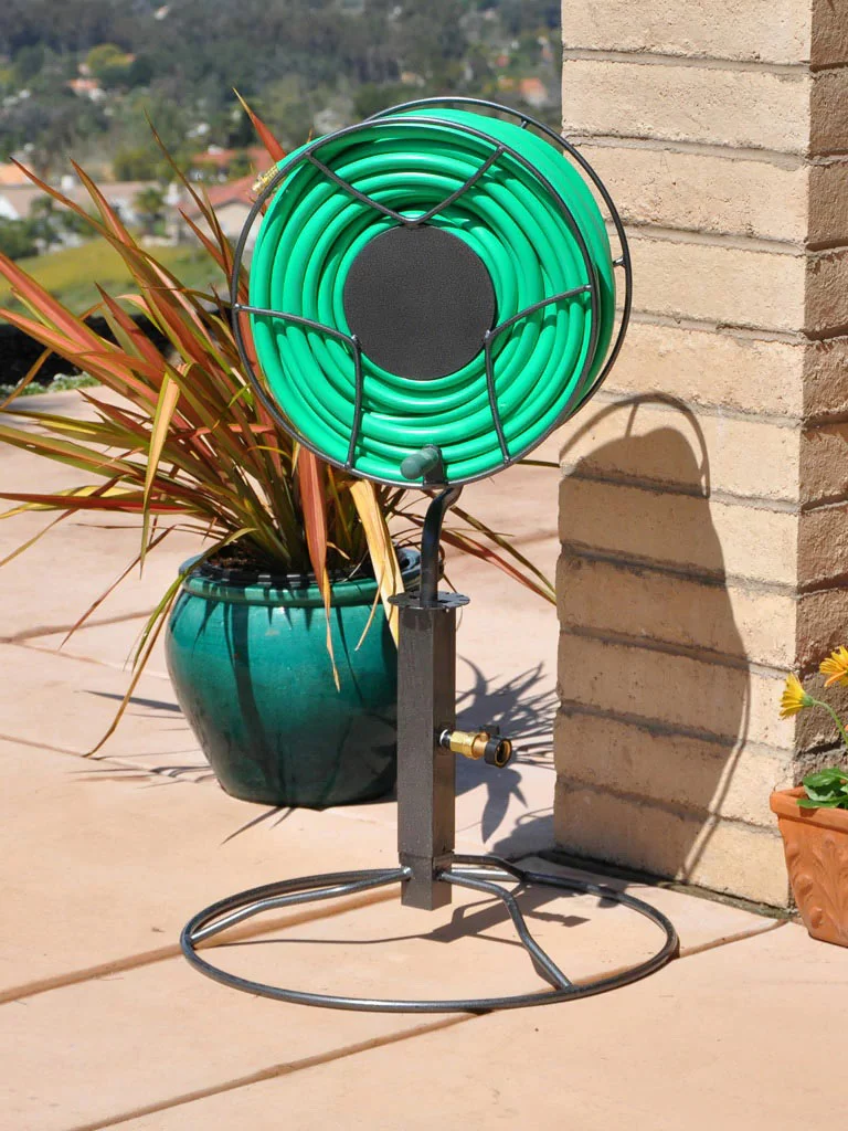 GSC Yard Butler® Free Standing Swivel Hose Reel With Base