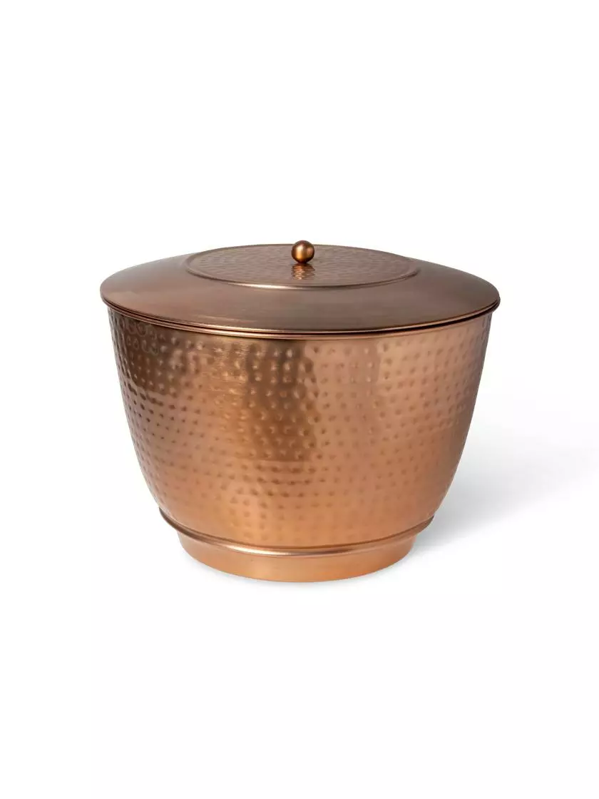 GSC Hammered Copper Hose Pot With Lid - Image 10