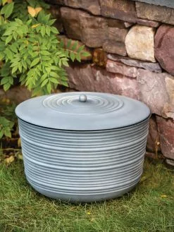GSC Ribbed Hose Pot With Lid