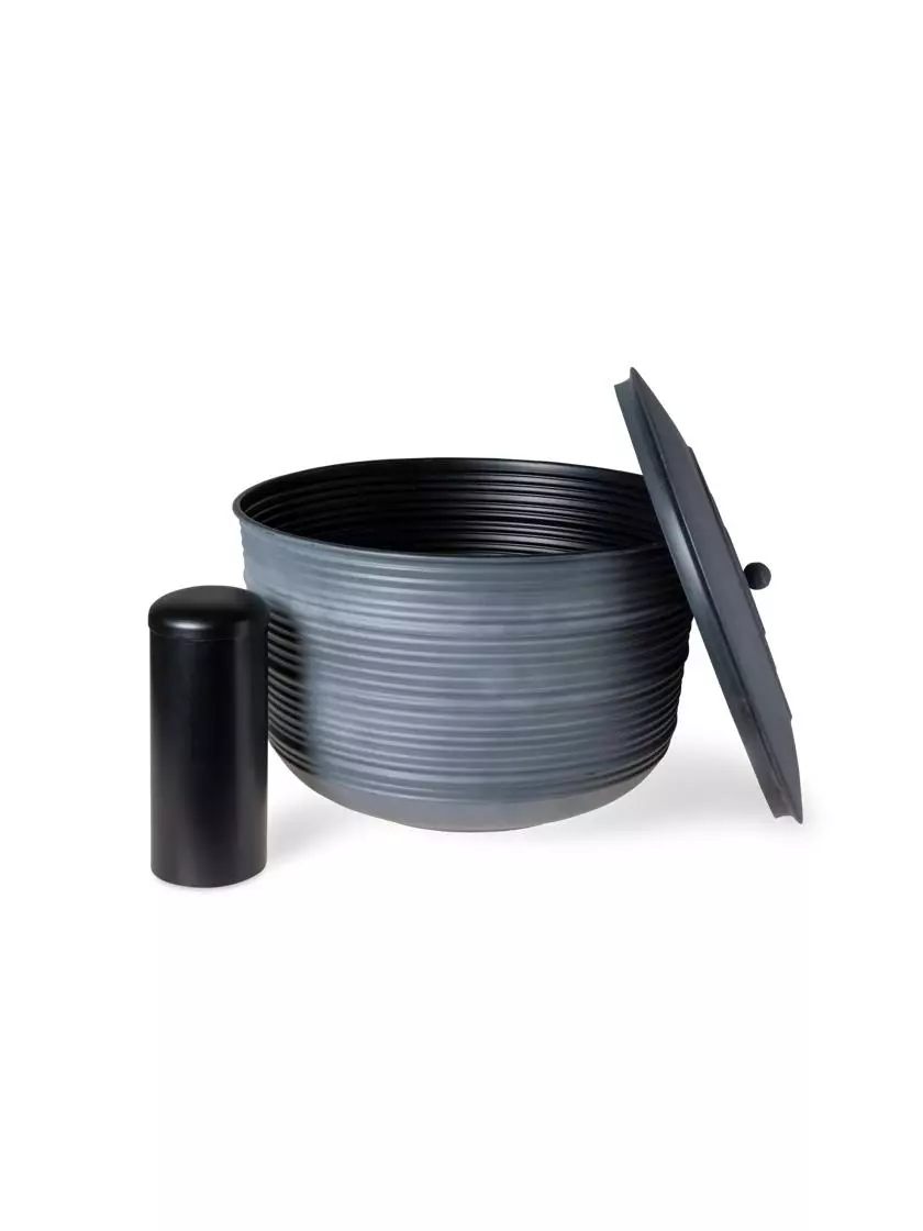 GSC Ribbed Hose Pot With Lid - Image 6