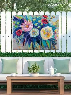 GSC Floral Array Outdoor Wall Art