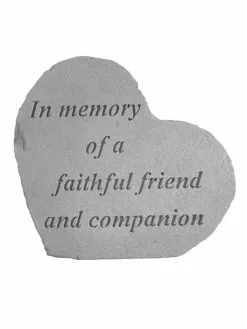 GSC In Memory Of A Faithful Friend Memorial Stone