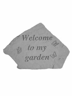 GSC Welcome To My Garden Stone